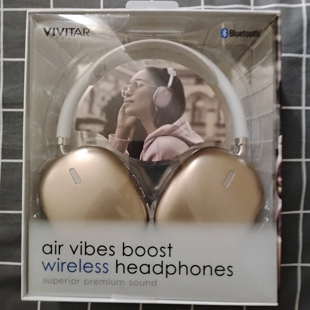 New bluetooth Air Vibes Boost wireless headphones with voice assistant
